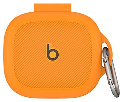 GIOPUEY Cover Compatibile con Beats Powerbeats Pro 2, Cilicone Custodia, Ultrasottile Case Cover, Antiurto, Resistente ai Graffi - Giallo