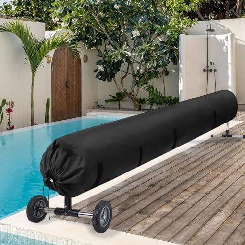 Cubierta De Carrete Solar De Piscina, Cubierta Protectora De La Manta Solar Resistente Al Agua 420d para La Cubierta Protectora De La Piscina sobre El Suelo Y La Piscina Enterrada