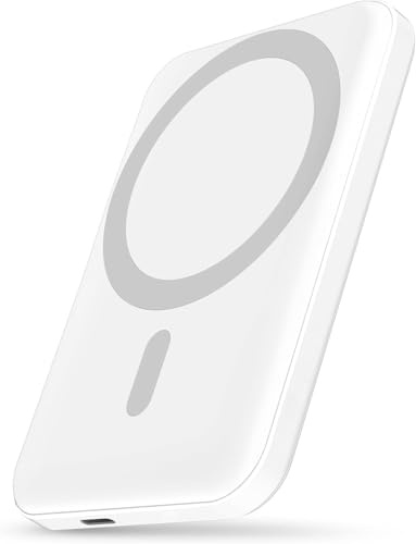 Power Bank 10000mAh, Magnetic Wireless Baterías Externa, 20W Carga Rapida USB C Input & Output Powerbank, Inalámbrico Magnético Bateria Portátil Cargador Compatible con iPhone 17/16/15/14/13/12 Series