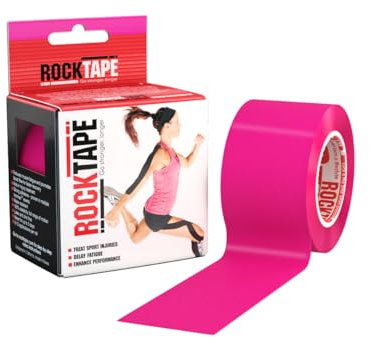 ROCKTAPE Unisex-Adult Standard Hot 5 cm x 5 cm, 113 g, Heißes Pink, 5cm x 5m