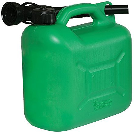 Silverline 847074 Bidon à Carburant Plastique 5 L Vert