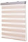 Ventanara® Doppelrollo Creme Kassetten Duo Rollo Seitenzugrollo inklusive Montagematerial 160 x 160 cm