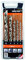 ALPEN Spiralbohrer Set HSS Cobalt 5-teilig (ø 4-10 mm, Maschinenbohrer, selbstzentrierend, 5% kobaltlegiert, für Weich- und Harthölzern, Spanplatten) 63300005100