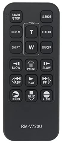 VINABTY RM-V720U Replaced Remote fit for JVC Digital Video Camera GR-D270US GR-D271US GR-D275US GR-D290US GR-D295US