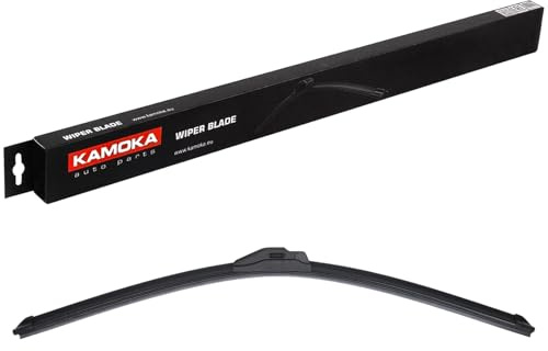 KAMOKA Scheibenwischer mit Spoiler Vorne Länge: 550mm Kompatibel mit VW Transporter T5 Bus 7HB, 7HJ, 7EB, 7EJ, 7EF, 7EG, 7HF, 7EC Hakenbefestigung 27550U | 27550U passend für 145 146 147 156 GT 100