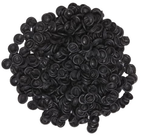 Healifty 200pcs desechables de látex de caucho dediles yemas de los dedos dedo guantes de protección para la reparación electrónica de limpieza de joyas de pintura