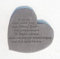 GEDENKSTEIN Herz Wenn die Liebe … Steinguss 17 x 15 cm zum Legen oder Hängen Trauerstein Grabschmuck Grabdekoration Friedhof VON DEKOWELT