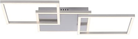 LeuchtenDirekt LED Deckenleuchte IVEN, stahl, 3xLED-Board/7W/3000K, Innenleuchte, IP20, Drehbar, LED, 14003-55