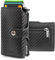 Bronzi® Geldbörse Herren | Geldbeutel Herren | Slim Wallet | Wallets for Men | Smart Wallet | RFID-Schutz mit Geldbörse | Geschenkbox - Italienische Marke (Kohlenstoff)