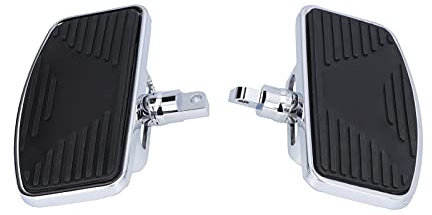 Aramox Marchepieds Arrière de Moto, Paire de Pédales de Repose-pieds de Marchepied de Passager Arrière Réglables Repose-pieds Larges de Moto