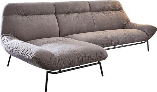 Eckcouch Shape High Steingrau 305x160 Longchair links Ecksofa by ES brand