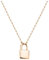 Sofia Milani - Damen Halskette 925 Silber - vergoldet/rosé golden - Schloss Anhänger - N0441