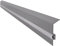 Renoplast® C1/C2 Aluminium Sockelprofil Set Abschlussprofil + Druckprofil | Höhe: 8cm Dicke: 2,5cm Länge: 200cm Farbe: Grau | Sockelleiste Sockelbekleidungen Fußleisten | Belüfteten Fußböden