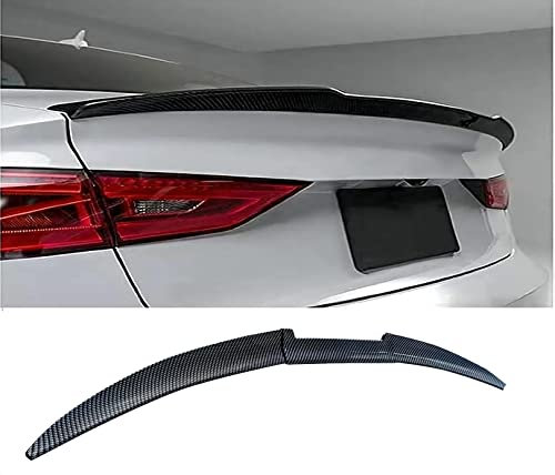 Aileron Arrière Voiture pour BMW Serie 2 Series 2er F44 2er Gran Coupé 2020-2024, Becquet Aileron Lame de Coffre Accessoire Voiture Tuning,Carbon Fiber Look