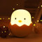 Disdarkday LED Nachtlicht Kinder, Nachtlampe Baby Keine verschluckbaren Kleinteile, Kawaii Silikon Kinder Nachtlicht Dimmbar Touch USB Lampe für Babyzimmer Stillen, Kindergeschenke, Küken schlüpfen