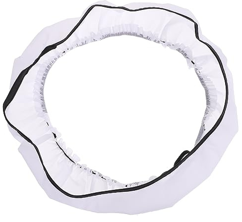 14 Inch Foldable Ring Flash Diffuser Cover Nylon White for Ring Light | Fits Fluorescent Flash Units, Beauty and Portrait Photography, Video Use, Lightweight Build, Easy to Carry