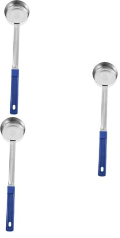 TOPBATHY 3 Pièces Cuillère Pichet à Crème Louches De Contrôle Des Portions Couverts Arroser La Louche Bière Louche De Portion Exacte De Nourriture Outil Longue Poignée Acier Inoxydable