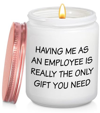 Wertschätzungsgeschenke für Damen und Herren, Abschiedsgeschenk für Führungskräfte, Mentoren, Kollegen, Ruhestand, Geschenke für überlegene Chef, Geburtstag, Weihnachten, Kerze, Lavendelduft