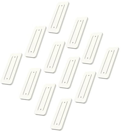 HOMSFOU 12 Pièces Fixateur De Multiprise Plastique sans Perforation Support De Prise Mural Auto-adhésif pour Routeurs sans Fil Et Appareils Divers