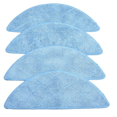 4/10 piezas de almohadillas de repuesto para mopa Conga Eternal Pet Max para X-Treme Robot aspirador accesorios (4 unidades)