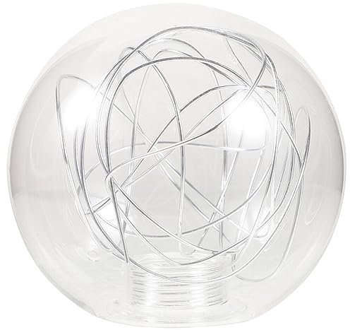 Abat-jour transparent pour lampadaire, abat-jour en forme de globe pour suspension, couvercle de lampe suspendue, ventilateurs de plafond, ampoules de rechange, lustre sphérique en verre G9 lofty