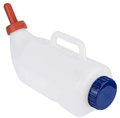 4L Calf Milk Bottle, Bottle, with Handle Detachable Nipple Bottles Feeding Equipment Livestock Accessory