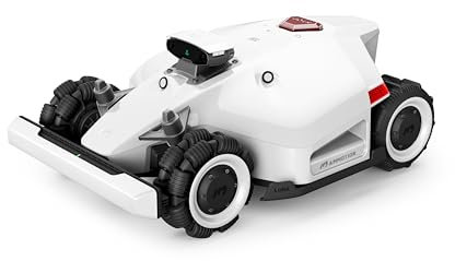 MAMMOTION LUBA 2 AWD 3000 Robot Cortacésped (Versión 2024), Perímetro Libre de Cables para 3000m² de Césped 80% de Pendiente, Tracción en Todas Las Ruedas, Visión 3D y RTK Fusion-Mapping System