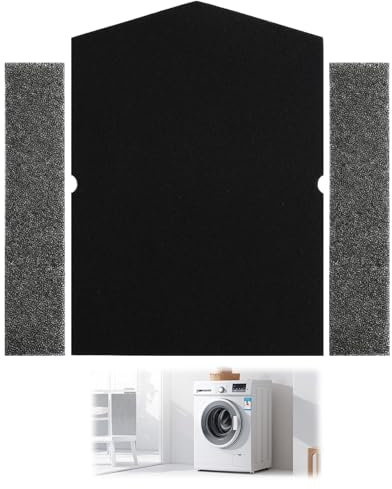Compatibile con Filtro per Asciugatrice Miele 6057930 + 9688381/9688380 - Filtro in Schiuma per Scambiatore di Calore, Compatibile con Asciugatrici a Pompa di Calore Miele