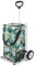 Tmz Einkaufstrolley, Trolley, Einkaufswagen mit Kühlfach, groß, 45 Liter, klappbar, Einkaufstasche mit Rollen, Tasche abnehmbar（Tropischer Stil）