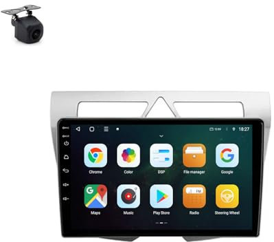 Autoradio pour Kia Morning Picanto 2007-2011 Autoradio 9 à écran Tactile avec Android Auto et Carplay Bluetooth/GPS/WiFi/FM/RDS/SWC/DSP/USB Poste Radio Voiture(8+256G)