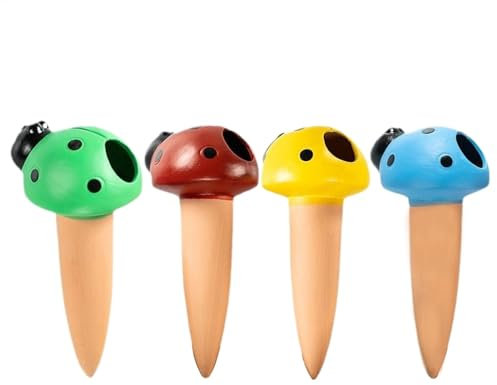 Plant Watering Devices - Watering Planter Insert Drip Spike | Plant Waterer | Terracotta Plant Feeders Drip Water | Terracotta Irrigation Stakes | Outdoor Automatic Plants Waterer For Garden Home