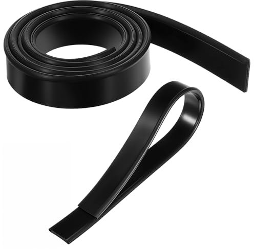 105 cm Ersatz Gummi Abziehlippe,Schwarz Gummilippe Abzieher,Fensterabzieher Ersatzgummi für Dusche, Badezimmer,Spiegel