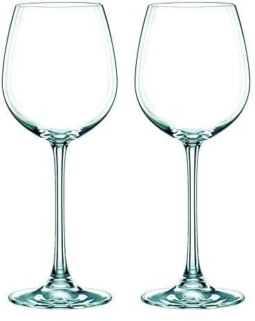 Nachtmann Weißweingläser 474 ml, 4 Stück, Vivendi, 85692, Weingläser aus Kristallglas, Weißwein Gläser spülmaschinenfest (Packung mit 2)