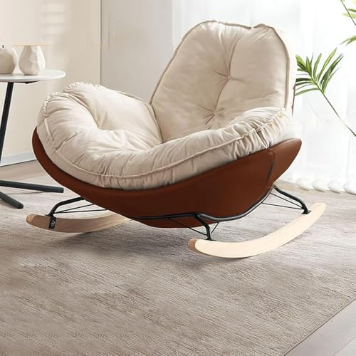 Bequemer Schaukelstuhl – Glider Rocker N Accent Stuhl für Wohnzimmer, Schlafzimmer & Büro – idealer Sessel zum Entspannen & Füttern