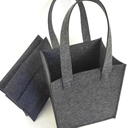 OSOLADY 6 Bottle Felt Red Wine Bag Wine Pouch Reusable Bottle Carrier with Craftsmanship and Complete Stitching Easy Carrying for Christmas Gifting