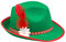 Boland 04034 - sombrero adulto Tirol, tamaño de la unidad, verde