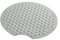 RIDDER Duscheinlage, Duschmatte ca. Ø 55 cm, Tecno, grau | Allergikerfreundlich | Made in Germany | Nachhaltig | Recyclebar | Waschbar | PVC-frei | Massageeffekt