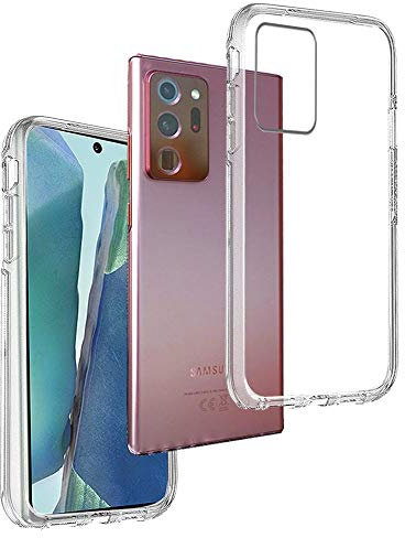 REY Coque pour Samsung Galaxy Note 20 Ultra, TPU Transparent en Silicone, Ultra Fine 0.33mm