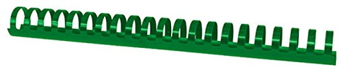 OFFICE PRODUCTS 20242815-02 Plastikbinderücken 50 Stück DIN A4 28,5mm (270 Seiten) Binderücken Bindungskämme Plastikbindung | Kunststoff | Farbe: Grün