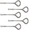 5 Pack Paint Can Opener, Bottle Opener, Metal Paint Can Opening Tool, 5 Pack Steel Paint Can Tool