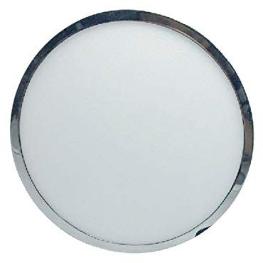 V-TAC LED Panel Deckenleuchte Rund 190mm 18 W IP20 chrome glänzend warmweiß 3000 K Deckenaufbauleuchte Deckenleuchte Deckenlampe