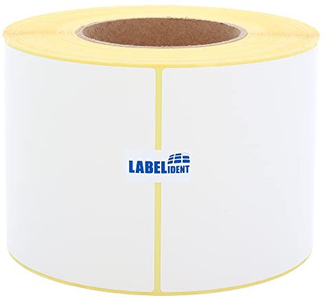Versandetiketten DHL - 103 x 199 mm - 750 Thermo-Eco Papier Aufkleber, Thermodirekt Etiketten selbstklebend, Trägerperfo., Thermoetiketten auf 76 mm Kern