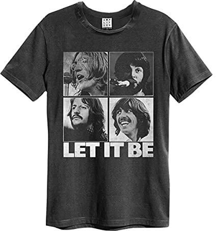 Amplified The Beatles Let It Be Vintage T-Shirt - XX-Large Black