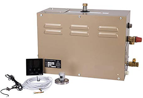 Hanchen 7KW Generador de Vapor para Sauna Baño Turco Ducha 5.5m³ Temperatura Ajustable 35-55℃ CE Temporizador 10min-12h 220V CE