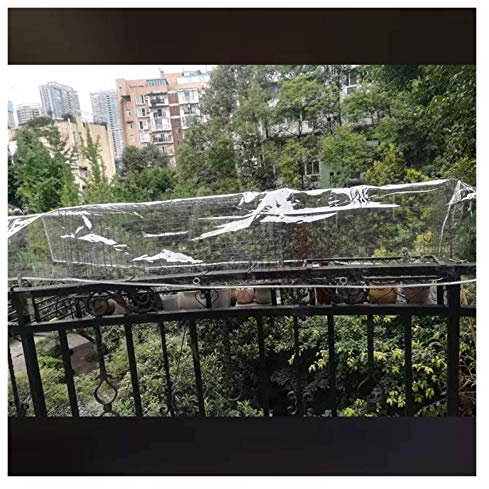 LIJINBO Tarpaulin Fabric Tarpaulin Cover Tarpaulin Waterproof Heavy Duty Balcony Plant Cover Sun Shade Rainproof Garden Furniture Cover Transparent PVC Plastic Sheet, 41 Sizes