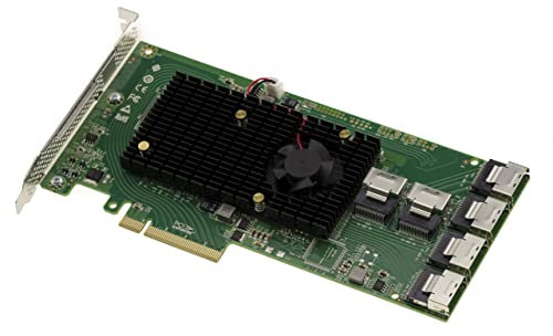 KALEA-INFORMATIQUE PCIe 2.0 SAS 6GB Controller-Karte mit 24 internen Ports. OEM-Modell SAS 2008 + SAS 2X36.