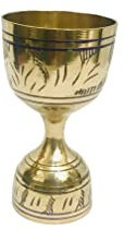 Brass Jigger Cups Bell Jigger Double Cocktail Jigger Measuring Shot Glass Bar Jigger 1oz/2oz Peg Measure Cup 30/60 ml