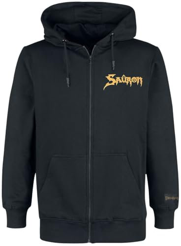 Difuzed Der Herr der Ringe Sauron Männer Kapuzenjacke schwarz L 84% Baumwolle, 16% Polyester Fan-Merch, Filme