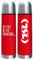 TSL Gourde ISOTHERME, Borraccia Termica Unisex Adulto, Rosso, 0,50 L