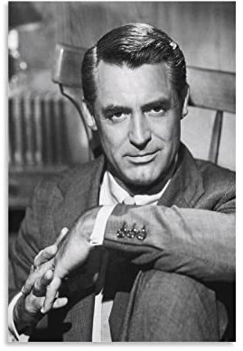 Enartly Leinwand Druck Poster Cary Grant stampa dipinti per la decorazione della camera da letto del soggiorno 60x80cm Senza Cornice